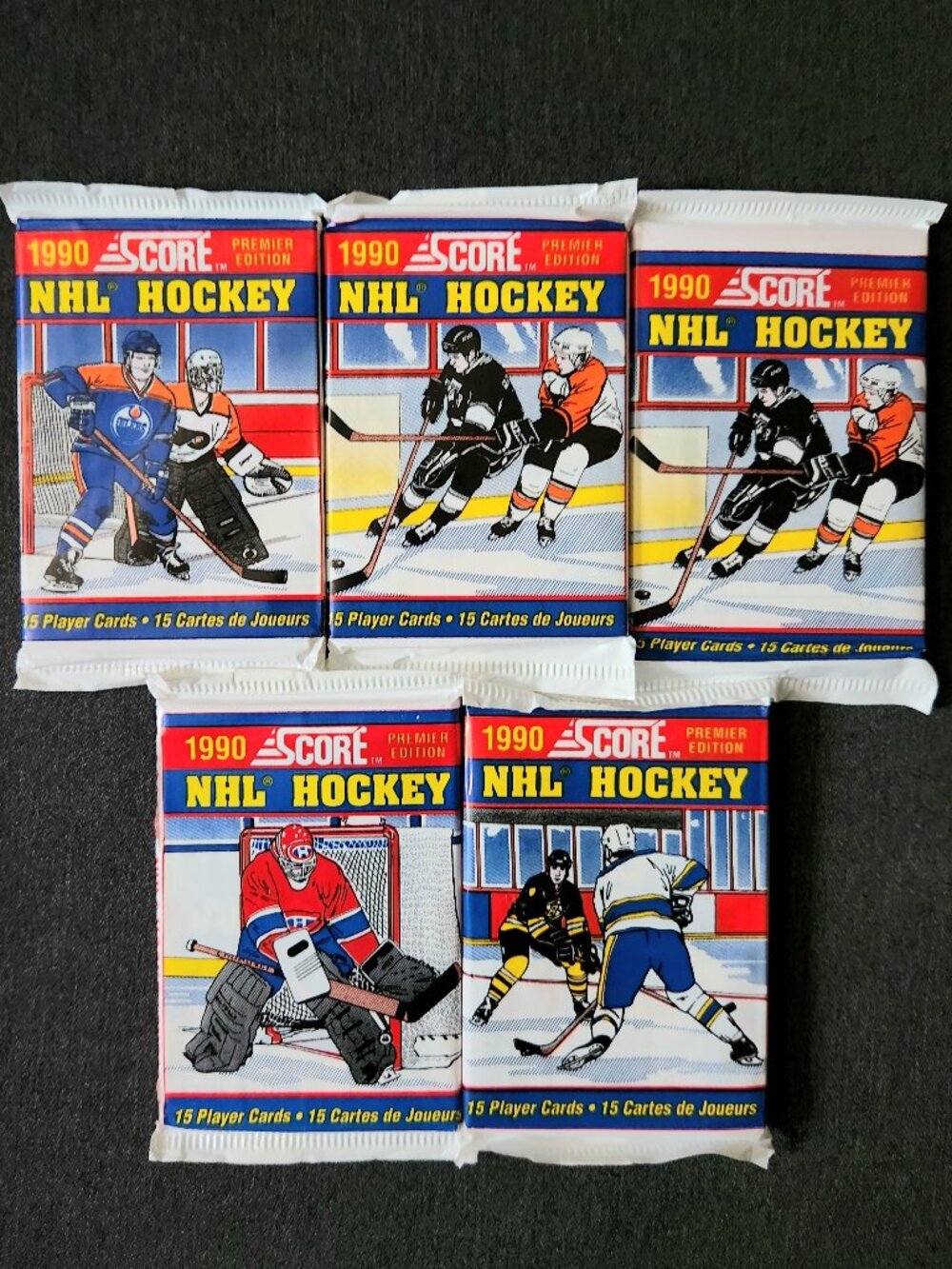 Score NHL Sealed Packs Vintage Hockey Cards | 1990 Premier Edition